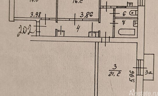 Продажа 3-комн квартиры на вторичном рынке Ленинский пр-кт,  д. 64/2
