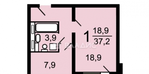 1-комн квартира Изумрудная улица,  д. 9