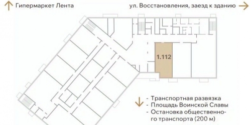 Помещение свободного назначения Красное Село г, Восстановления ул,  д. 17