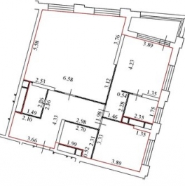 Продажа 3-комн квартиры на вторичном рынке улица Петра Алексеева,  д. 14