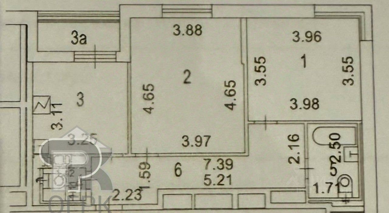 Продажа 2-комн квартиры на вторичном рынке улица Горбунова, 11К3