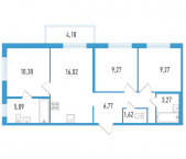 Продать Квартиры в новостройке Шушары п., Окуловская ул.   1