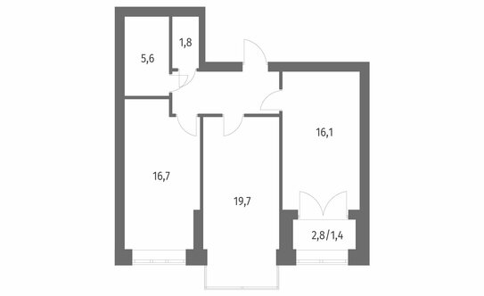 Продажа 2-комн квартиры на вторичном рынке улица Академика Константинова,  д. 1 к1 с1