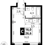 Продать Квартиры в новостройке Мосрентген пос., Проектируемый проезд № 7502   1