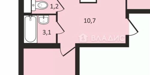 2-комн квартира Заневский проспект, 42