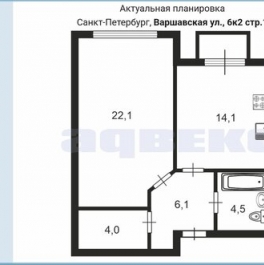 Продажа 1-комн квартиры на вторичном рынке Варшавская ул,  д. 6 к2