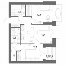 Продажа 4-комн квартиры на вторичном рынке Большевиков пр-кт,  д. 4 к1
