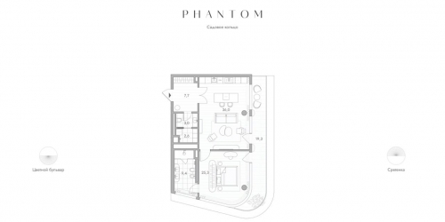 1-комн квартира Сухаревская М. пл,  д. 6,  к. 4