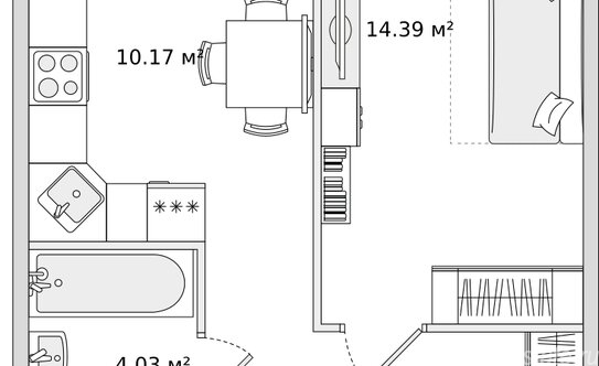 Продажа 1-комн квартиры на вторичном рынке Михайловская дорога