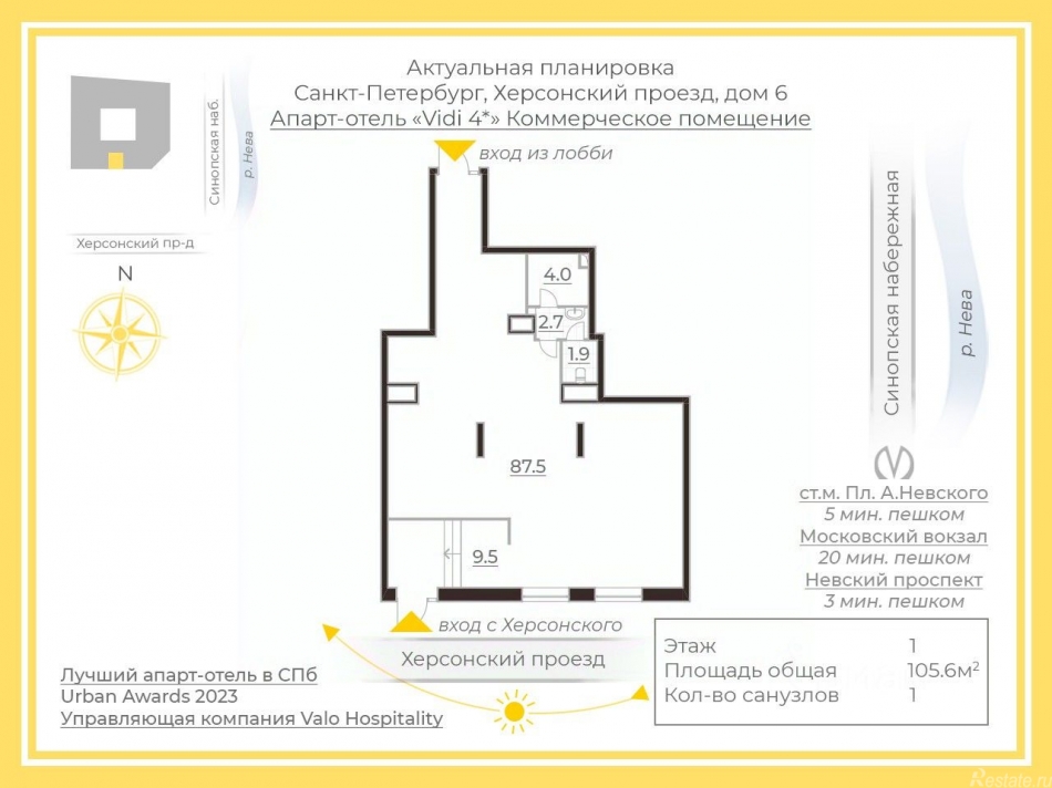 Продажа ПСН Синопская наб,  д. 26,  к. О