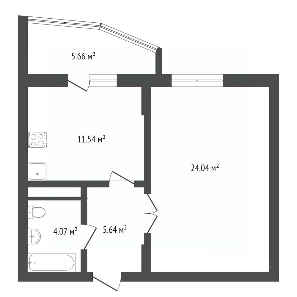 Продажа 1-комн квартиры на вторичном рынке Путилково пгт, улица Сходненская, 19