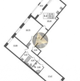 Продажа 3-комн квартиры на вторичном рынке Дальневосточный пр-кт,  д. 13 к5