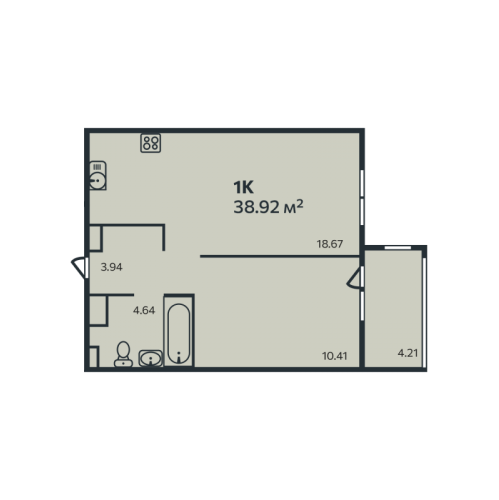 1-комн квартира Выборг г., Малая Каменная ул.,  к. 3