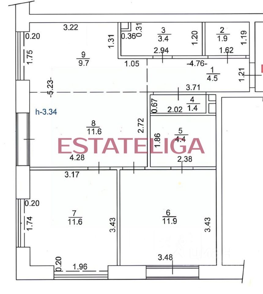 Продажа 2-комн квартиры на вторичном рынке улица Академика Челомея, 1А