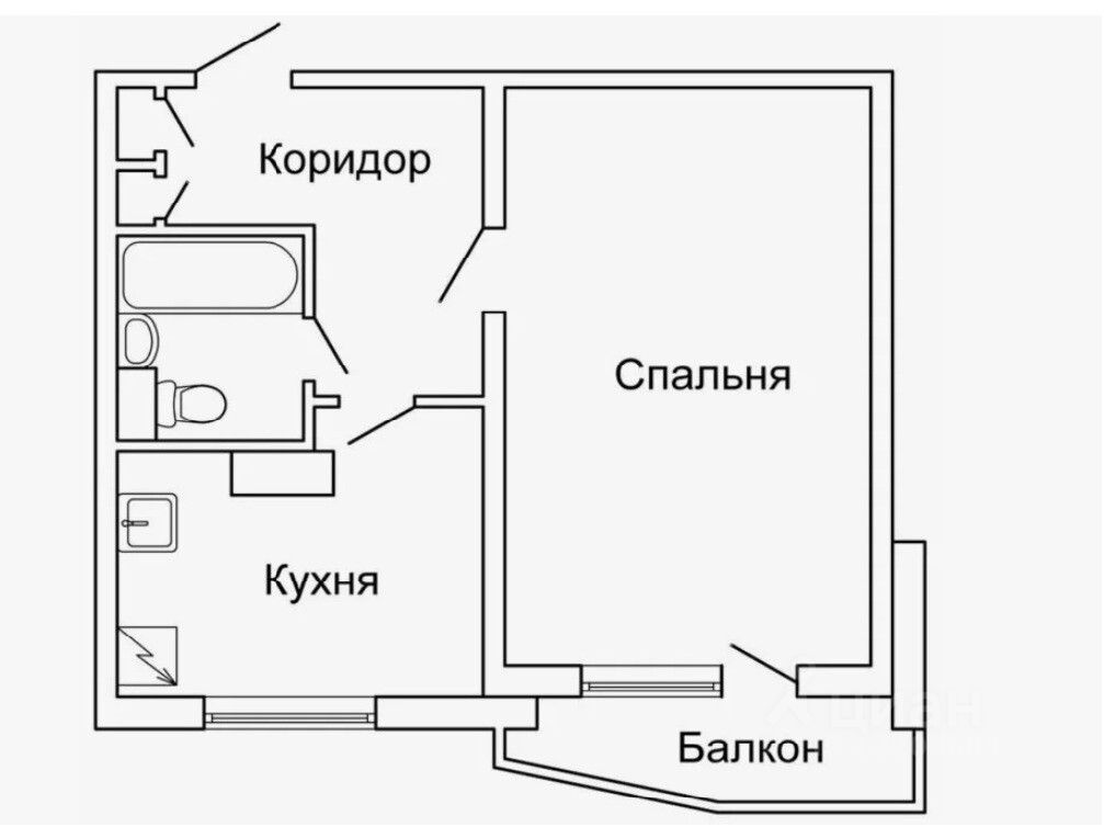 Продажа 1-комн квартиры на вторичном рынке Воронежская улица, 48к1