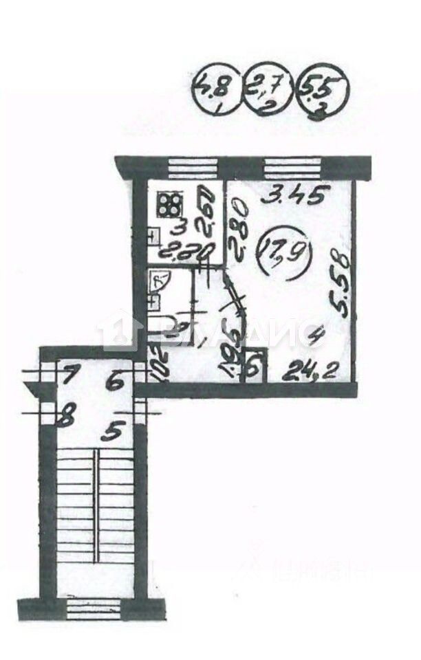 Продажа 1-комн квартиры на вторичном рынке проспект Пархоменко, 18