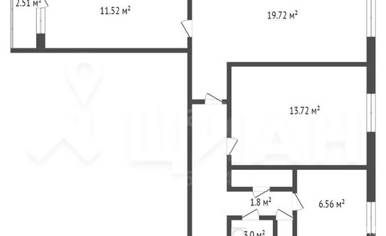 Продажа 3-комн квартиры на вторичном рынке ул Пришвина,  д. 11