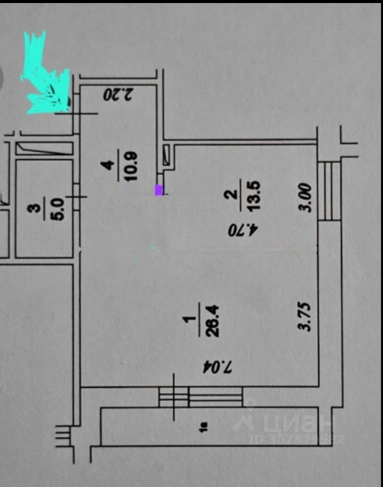 Продажа студии Студенецкий переулок, 3