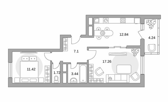 Продажа 2-комн квартиры на вторичном рынке Балашиха г, Лукино ул,  д. 53А
