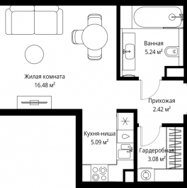 Продажа студии Москва г., Верейская ул., к. 3 Продажа студии Москва г., Верейская ул., к. 3