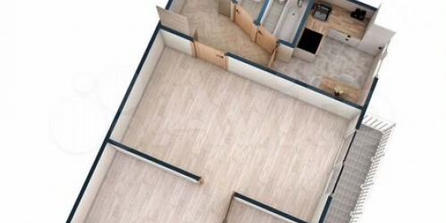 2-комн квартира улица Солдата Корзуна,  д. 13