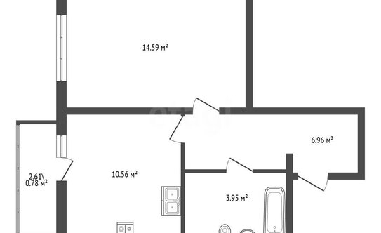 Продажа 1-комн квартиры на вторичном рынке улица Лидии Зверевой,  д. 9 к2