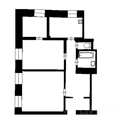 Продажа 3-комн квартиры на вторичном рынке Велозаводская улица, 9
