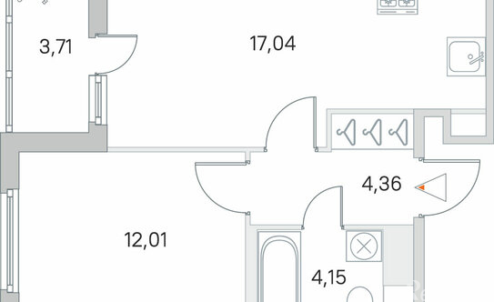 Продажа 1-комн квартиры на вторичном рынке Заневское городское поселение, Ясная улица,  д. 20 к6