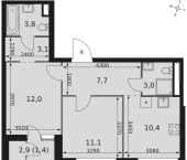 Продать Квартиры в новостройке Строительный проезд, 9с9   