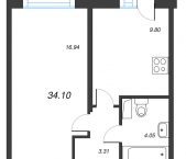 Продать Квартиры в новостройке Мурино п., Ручьёвский пр-кт   1