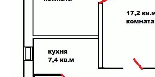 2-комн квартира Воронежская улица, 15-17