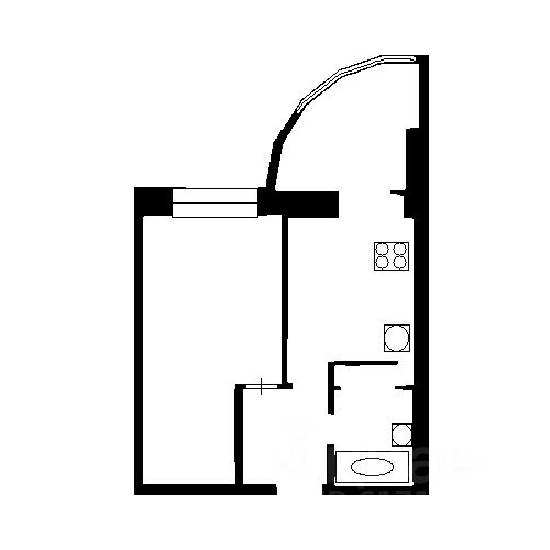 1-комн квартира Сестрорецк, улица Токарева, 24