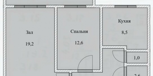 2-комн квартира Шлиссельбургский пр-кт,  д. 3