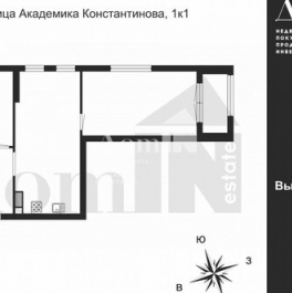 Продажа 2-комн квартиры на вторичном рынке улица Академика Константинова