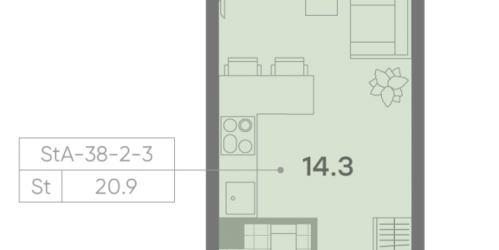Студия Москва г., Красного Маяка ул.,  к. 3