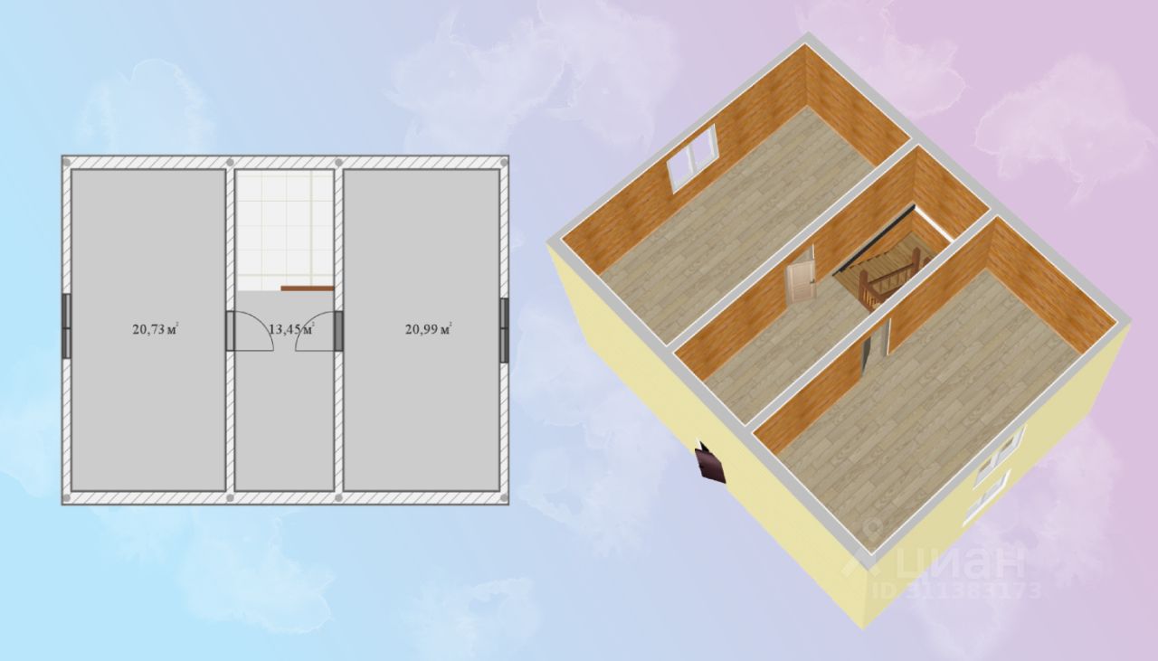 Продажа дома д. Юля-Пурская, улица Речная