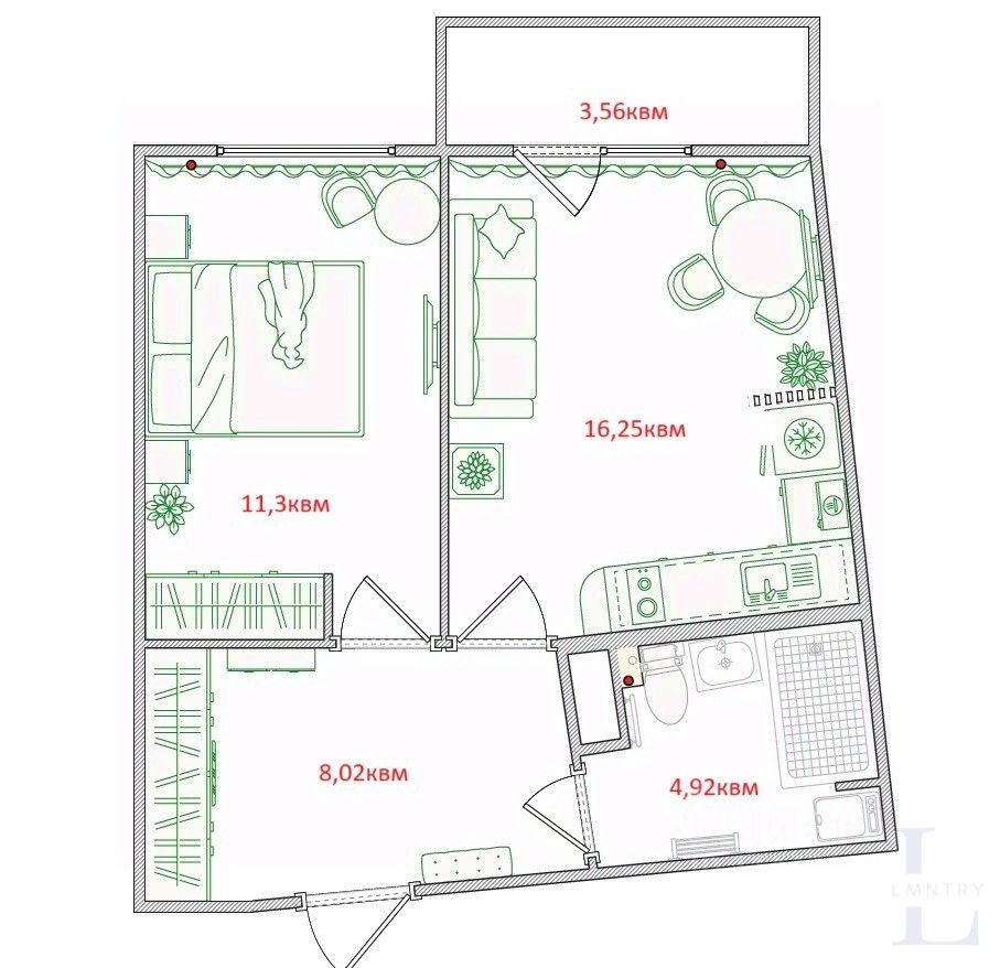 Продажа 1-комн квартиры на вторичном рынке Коломяжский проспект, 13к3