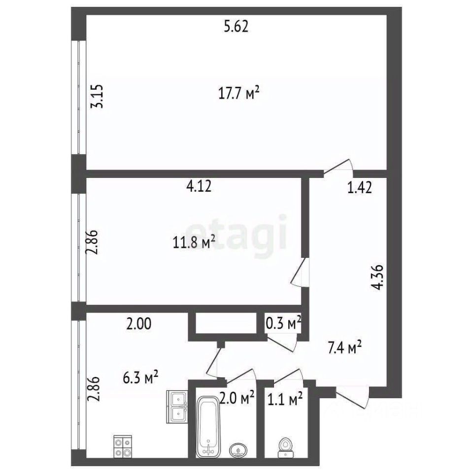 Продажа 2-комн квартиры на вторичном рынке улица Стойкости, 18К3