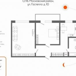 Продажа 2-комн квартиры на вторичном рынке ул Гастелло,  д. 10
