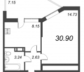 Продать Квартиры в новостройке Новое Девяткино д., Лесная ул.   1