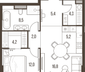 Продать Квартиры в новостройке Москва г., Летниковская ул.   4