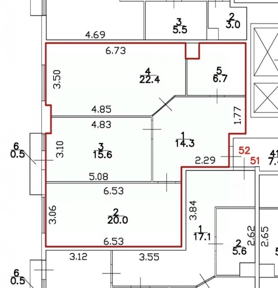 Продажа 3-комн квартиры на вторичном рынке Лобня, Окружная улица, 11к4