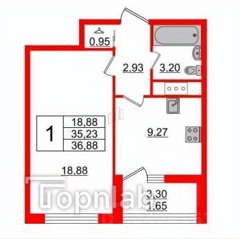 Аренда 1-комн квартиры на вторичном рынке проспект Энергетиков, 2к1