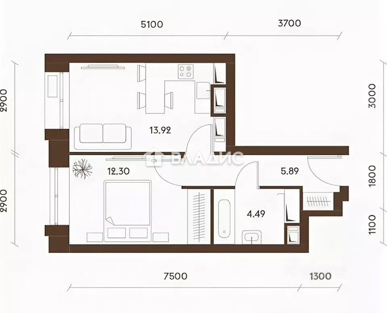 Продажа 1-комн квартиры на вторичном рынке Донецкая улица, 30к2