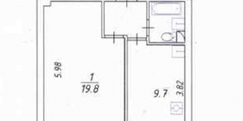 1-комн квартира ул Генерала Ермолова,  д. 14