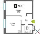 Продать Квартиры в новостройке Светлые Горы п., Пятницкое ш.   3