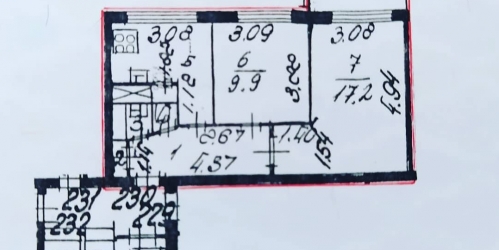 2-комн квартира Байконурская ул. ,  д. 15