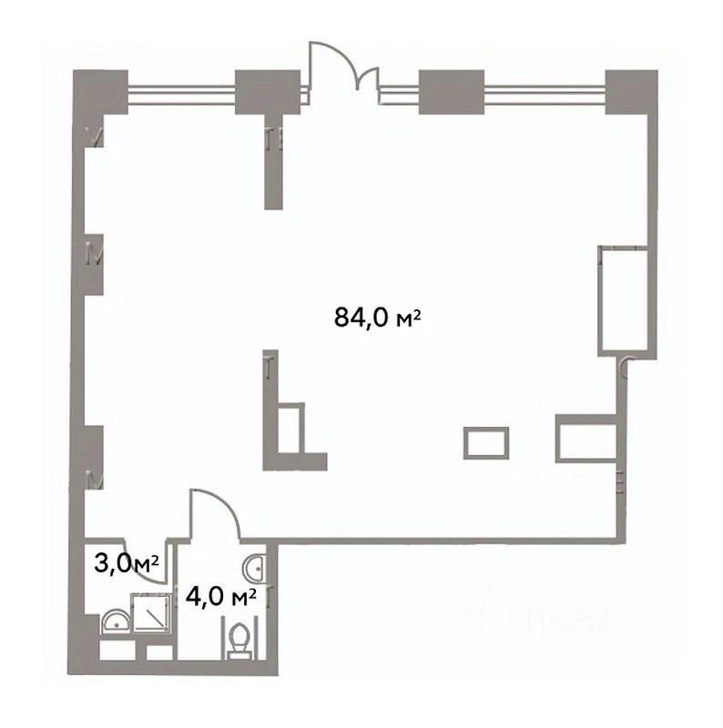 Продажа торгового помещения Котляковский 2-й пер,  д. 1,  к. 18