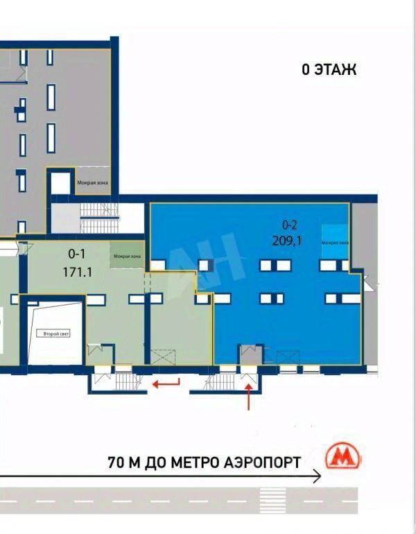 Продажа ПСН Ленинградский пр-кт,  д. 47,  к. 2