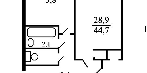 2-комн квартира Юрловский проезд, 25